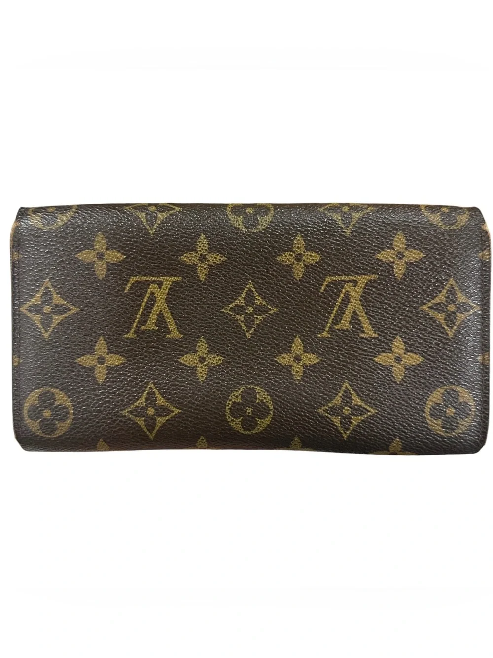 Louis Vuitton Sarah Monogram Leather Long Wallet on Chain